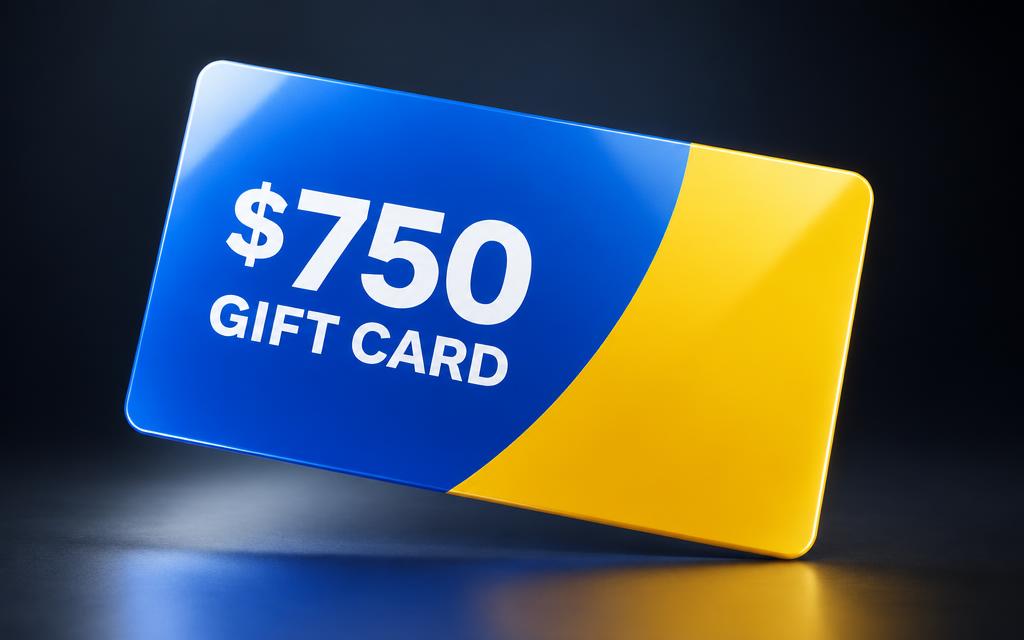 $750 gift card